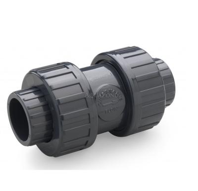 Supapă de sens Plimex d 50 mm, PVC, lipire/lipire
