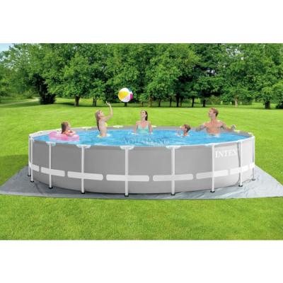 Piscină INTEX Frame Pool Set Prism Rondo Ø 457 x 122 cm cu filtrare cu cartuș