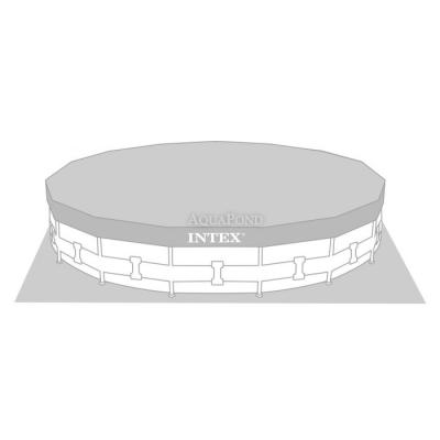 Piscină INTEX Frame Pool Set Prism Rondo Ø 457 x 122 cm cu filtrare cu cartuș