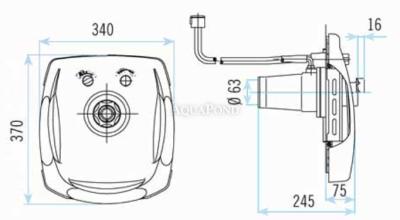 Contracurent AstralPool Sprint 68 m³/h cu pompă Astral 400 V