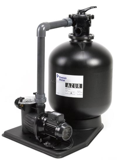 Piese de schimb - Echipament de filtrare Azur KIT 480 pe palet cu pompă Preva 50, 9 m3/h cu conducte de racordare
