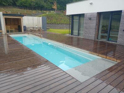 Piscină Compass Pools FAST LANE 122 - 12,2 m - piscină ceramică