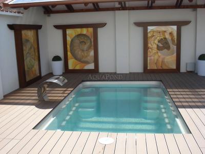 Piscină Compass Pools X-TRAINER 45 - 4,5 m - piscină ceramică