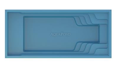 Piscină Compass Pools XL-TRAINER 72FB - 7,2 m, fund drept - piscină ceramică