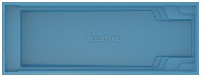 Piscină Compass Pools XL-TRAINER 110FB - 11 m, fund drept - piscină ceramică