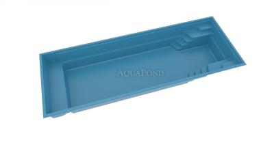 Piscină Compass Pools XL-TRAINER 110FB - 11 m, fund drept - piscină ceramică