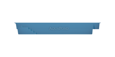 Piscină Compass Pools XL-TRAINER 110FB - 11 m, fund drept - piscină ceramică