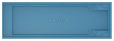 Piscină Compass Pools XXL-TRAINER 133 - 13 m, fund drept - piscină ceramică