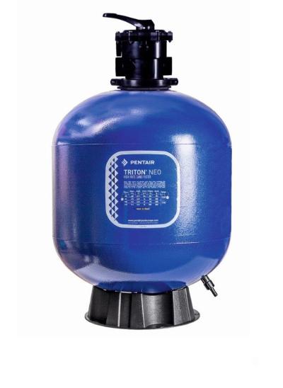Recipientul de filtrare Triton Neo TR60 Clearpro - diametru 610 mm, cu vană Top cu șase căi pe suport
