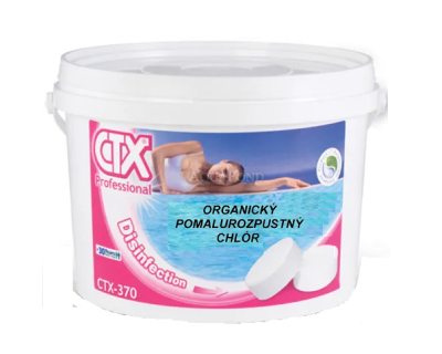 AstralPool CTX-370 clor organic cu dizolvare lentă - tablete de 200 g, 5 kg