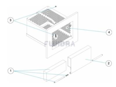 Piese de schimb pentru Astralpool coș de aspirație din inox pentru skimmer A-400