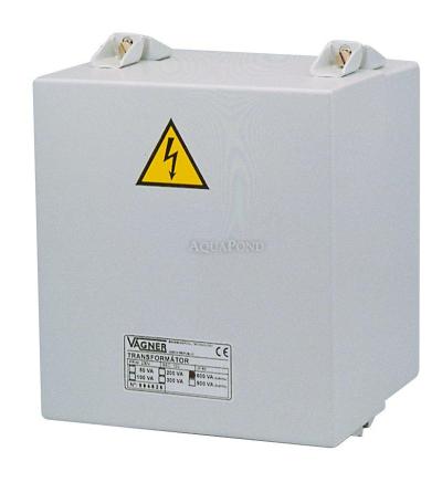 Transformator de siguranță pentru luminile piscinei 230 V / 12 V, 600 W (2 x 300 W), protecție IP65