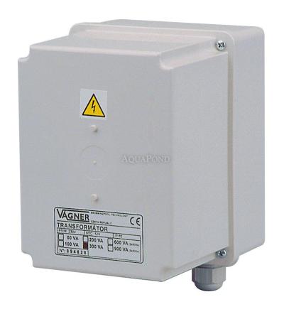 Transformator de siguranță pentru luminile piscinei 230 V / 12 V, 300 W, grad de protecție IP65