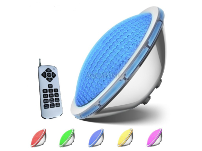 LED pentru piscină LED-STAR MULTICOLOR PAR56 25W, 12V, 1200 lm, RGB colorat, pentru piscine cu folie, prefabricate și din beton