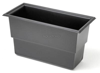 Iaz din plastic, dreptunghiular, 80 l, HDPE, 380 x 780 x 450 mm