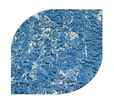 Cefil folie grea de 1,5 mm cu inserție din poliester și imprimeu CYPRUS (marmură albastru închis), lățime 1,65 m, la metru liniar - prețul este pe m2