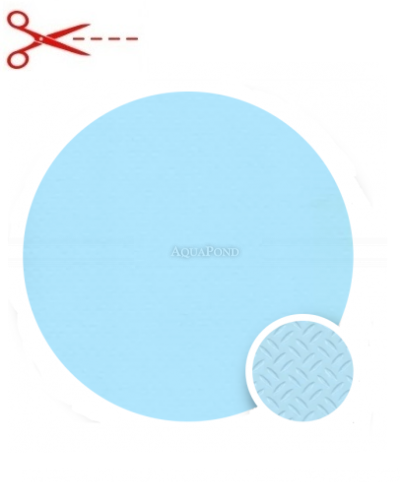 Folie pentru piscină ELBE SBG Classic Light Blue, lățime 2 m, grosime 1,5 mm - (albastru deschis - 687) la metru - prețul este pe m²