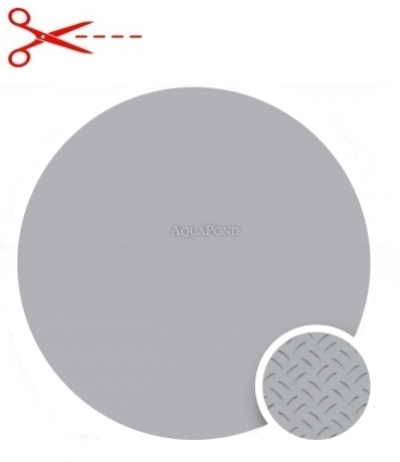 Folie pentru piscină ELBE Elite Grey Rock, lățime 2 m, lungime 1 m, grosime 1,5 mm - (gri-798) la metru liniar - prețul este pe m²
