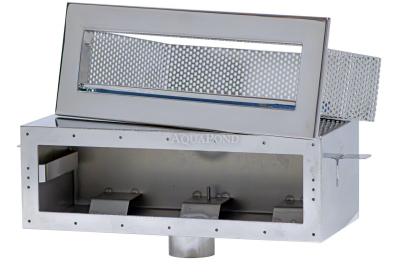 Skimmer din oțel inoxidabil 400 mm AISI 316L, pentru piscine cu liner