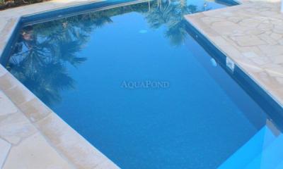 Folie pentru piscină ELBE SBG Pearl - Mozaic Silver Lagoon, lățime 1,65 m, lungime 1 m, grosime 1,6 mm, la metru - prețul este pe m²