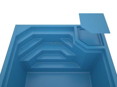 Piscină Compass Pools TREND 73 - 7,3 m - piscină ceramică
