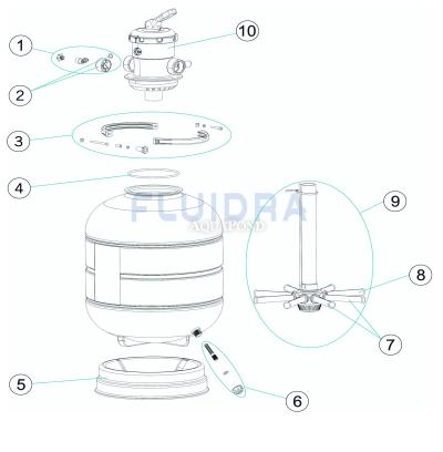 Piese de schimb - Vas de filtrare ROMA 400 new 2023