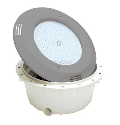 Proiector subacvatic VA LED alb, PF, 12 V; 13,5 W, culoare gri deschis, pentru piscine din beton