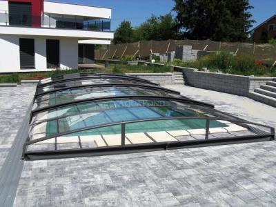 Acoperiș pentru piscină AZURE ANGLE