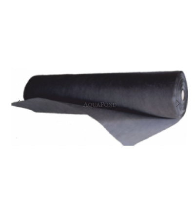 Geotextilă 500 g/m2 rolă 30 m, cu tratament antimucegai, neagră, termosudată