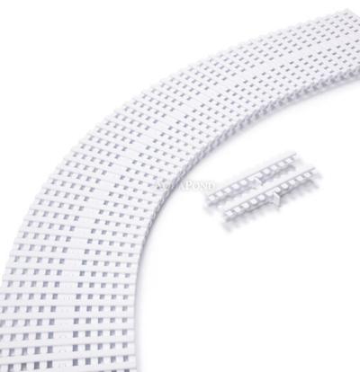 Grătar de preaplin - grătar Roll - lățime 245 mm, înălțime 22 mm, alb, 1 m liniar = 45 segmente, prețul este afișat pentru 1 buc. grătar