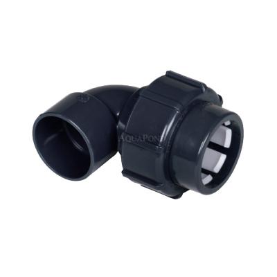 PRAHER cot 90° FlexFit d 50 x 50 mm, DN = 40 x 40 mm, îmbinare cu colier demontabil - LICHIDARE DE STOC