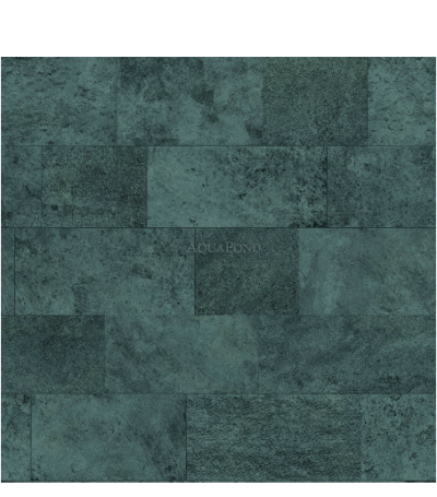Aquasense - 3D Imperial Green; lățime 1,65 m, grosime 1,8 mm, rolă de 25 m - Folie pentru piscină