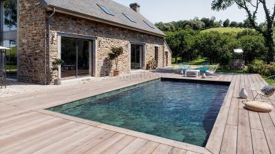 Aquasense - 3D Imperial Green; lățime 1,65 m, grosime 1,8 mm, la metru liniar - Folie pentru piscină, prețul este pe m²