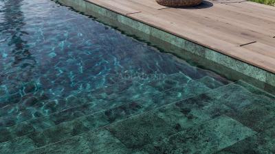 Aquasense - 3D Imperial Green; lățime 1,65 m, grosime 1,8 mm, la metru liniar - Folie pentru piscină, prețul este pe m²