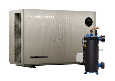 Pompă de căldură Microwell HP 1500 Silver Inverter Pro Split 15,6 kW cu răcire, pentru până la 65 m3