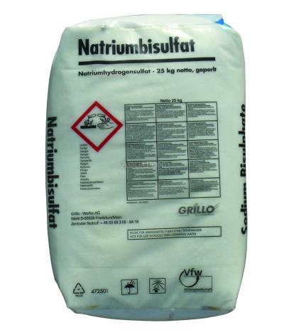 Grillo Natriumbisulfat - pH minus 25 kg, granule pentru reducerea pH-ului apei din piscină