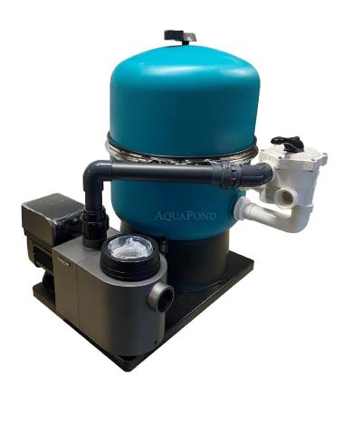Echipament de filtrare - Martinic QS 400, pe paletă cu pompă INVERPro IP25 WiFi 26 m3/h, cu vană cu șase căi Praher