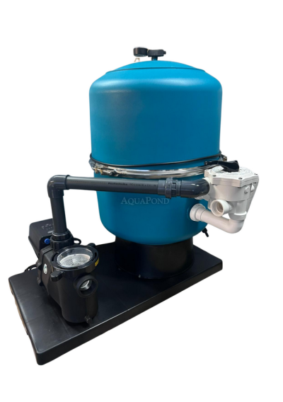 Echipament de filtrare - Martinic QS 600, pe palet cu pompă Mr.Pump DE 22, 22 m3/h, cu vană cu șase căi Praher