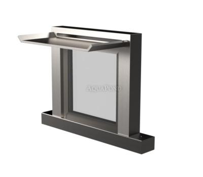 Eichenwald Ideal Cascadă AQUARIUS, 600 mm, sticlă/oțel inoxidabil, bule de aer, iluminare LED cu telecomandă