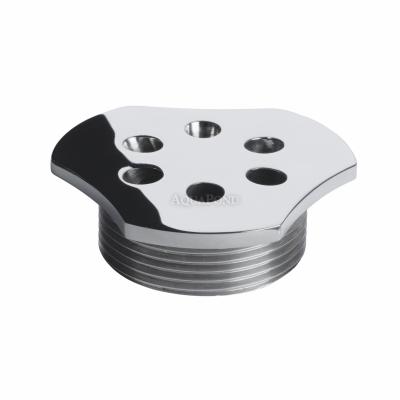 Partea de intrare a duzei VAMILA 6 x 8 mm - înclinată, oțel inoxidabil AISI 316, pentru piscine din beton