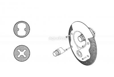 Príslušenstvo - Čelo protiprúdu V-JET (len krycia časť bez trysky)