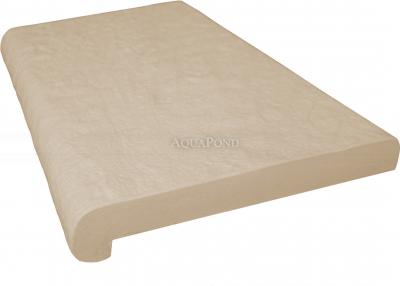 Bazénový lem Rovný L50 cm, betón Exclusive COGNAC