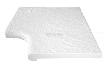 Bazénový lem s nosom Roh R23 cm vnútorný, betón Exclusive