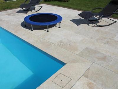 Vyrezanie otvoru na skimmer