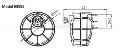 Astralpool inštalačná krabica k LED reflektorom LumiPlus Mini 3.13 a RAPID - pre betónové bazény bez fólie