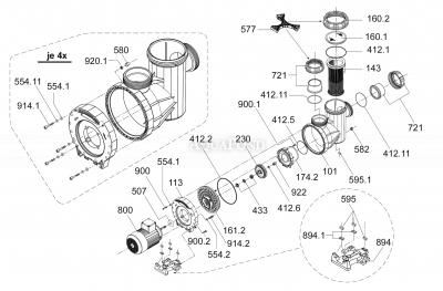 Náhradné diely pre čerpadlo BADU RESORT 60