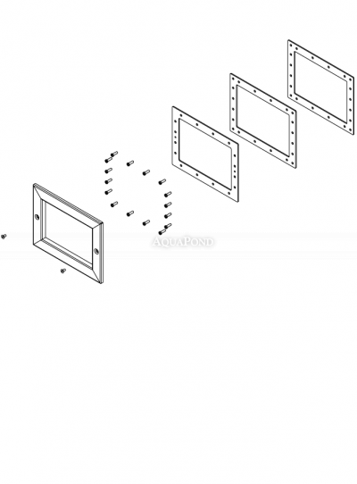 Ozdobný nerez rámček k plastovým skimmerom