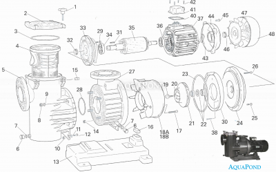 Náhradné diely pre čerpadlo Magnus 400