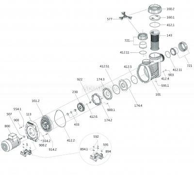 Náhradné diely Badu Prime 20, 230V