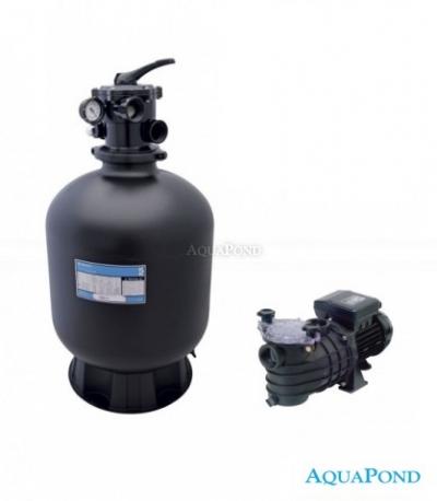Filtračné zariadenie Azur KIT 380 4 m3 / hod na podstavci s čerpadlom Micro Delfino